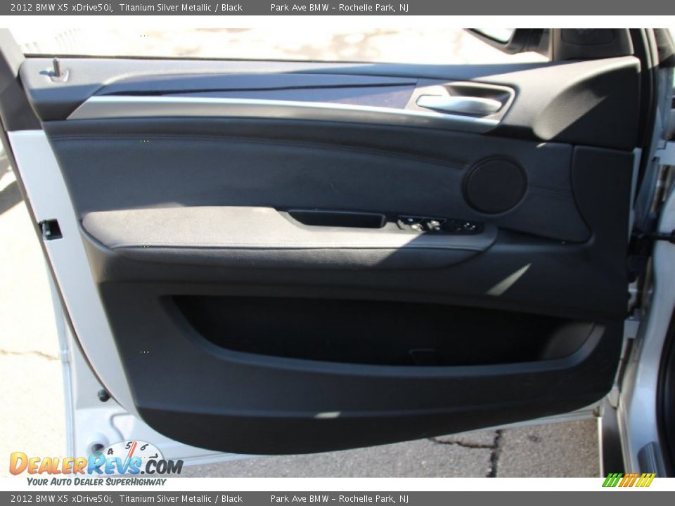 2012 BMW X5 xDrive50i Titanium Silver Metallic / Black Photo #6