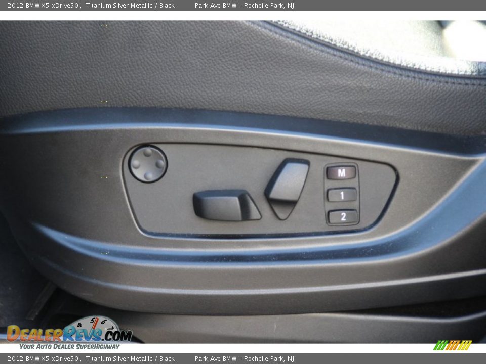 2012 BMW X5 xDrive50i Titanium Silver Metallic / Black Photo #10