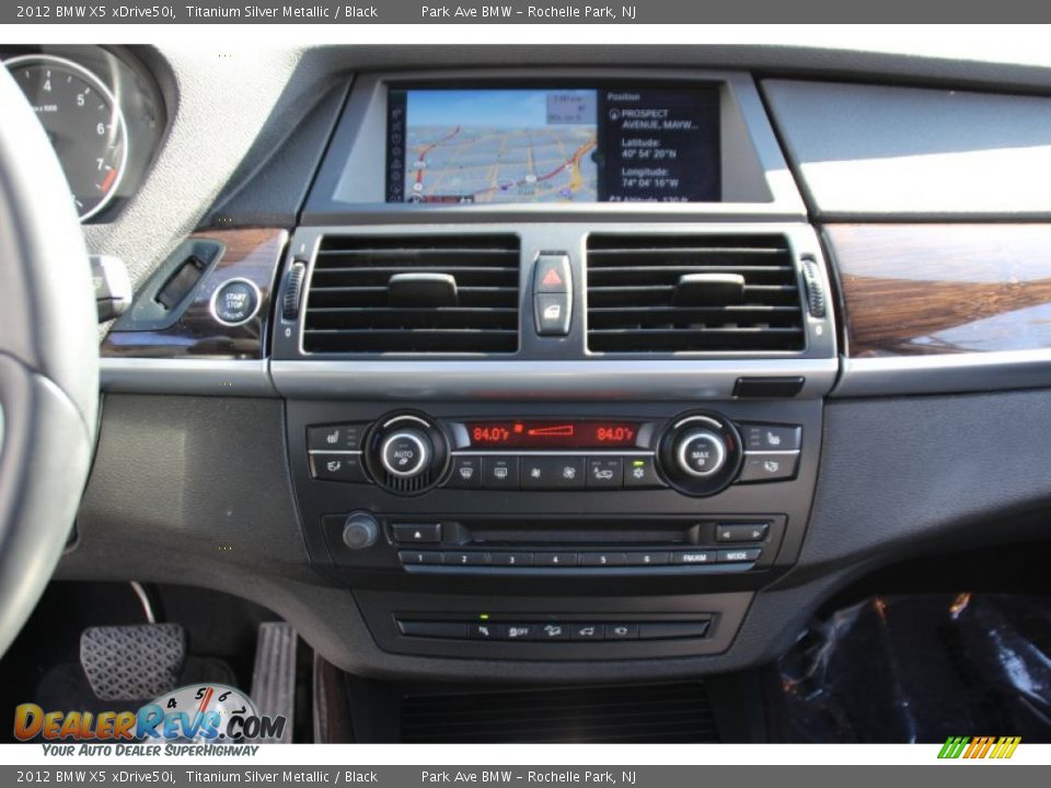2012 BMW X5 xDrive50i Titanium Silver Metallic / Black Photo #14
