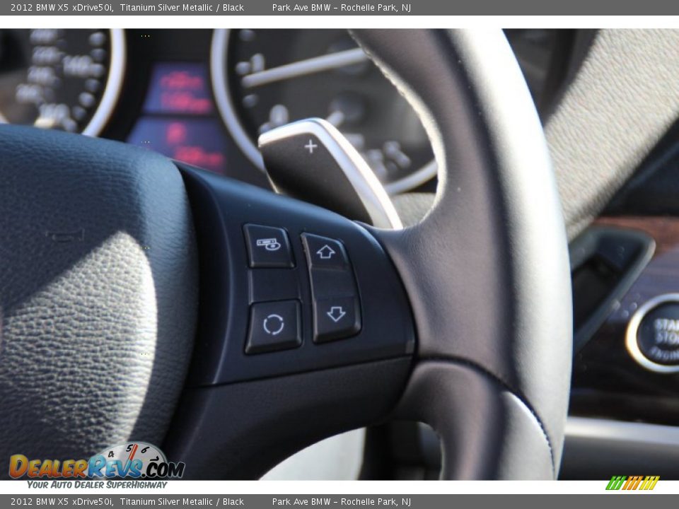 2012 BMW X5 xDrive50i Titanium Silver Metallic / Black Photo #18