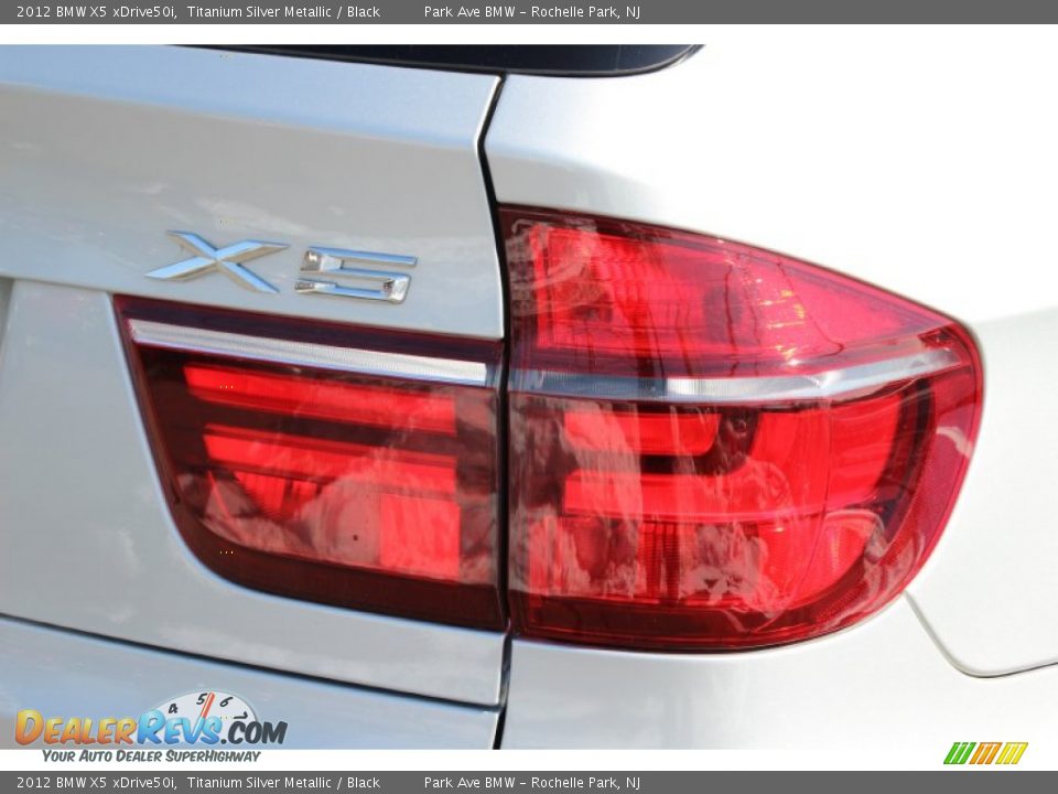 2012 BMW X5 xDrive50i Titanium Silver Metallic / Black Photo #22