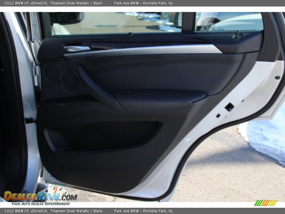 2012 BMW X5 xDrive50i Titanium Silver Metallic / Black Photo #23