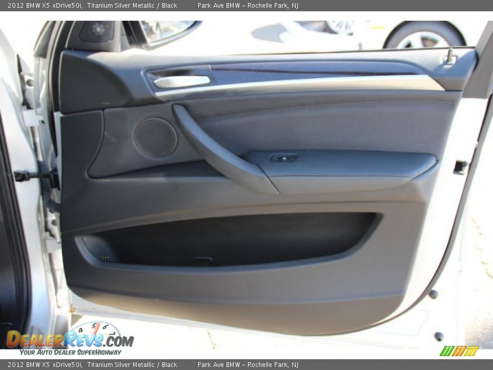 2012 BMW X5 xDrive50i Titanium Silver Metallic / Black Photo #26