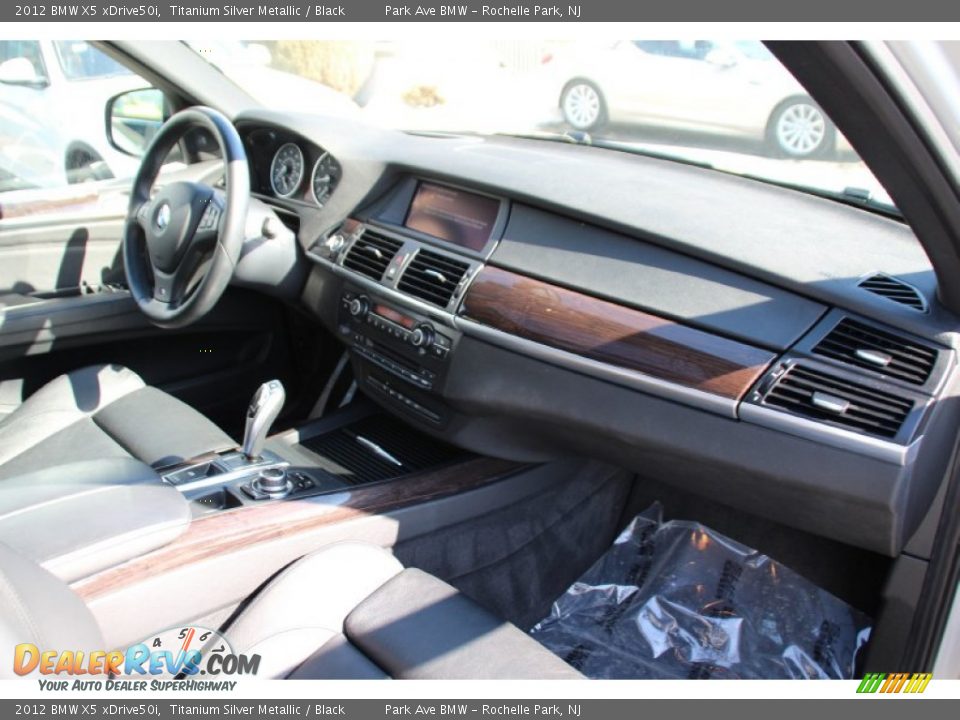 2012 BMW X5 xDrive50i Titanium Silver Metallic / Black Photo #27