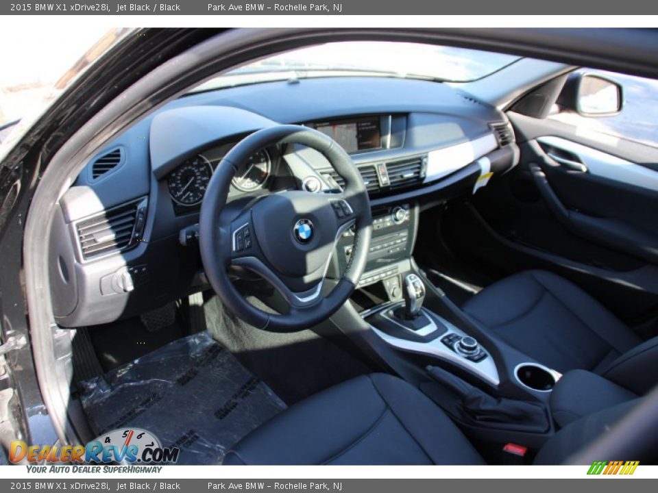2015 BMW X1 xDrive28i Jet Black / Black Photo #11