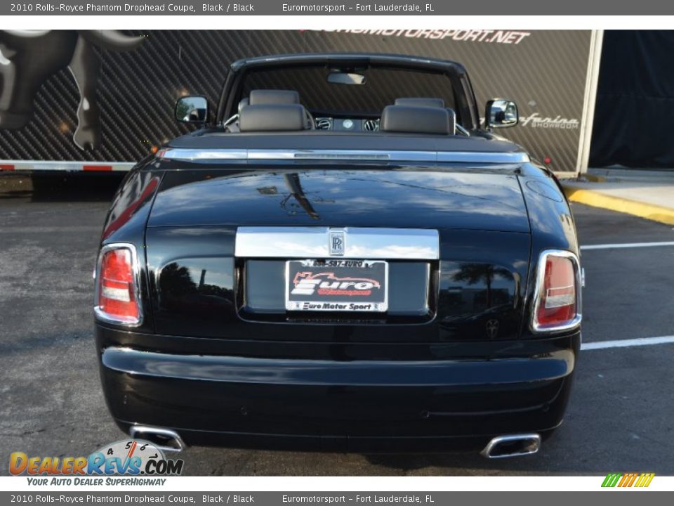 2010 Rolls-Royce Phantom Drophead Coupe Black / Black Photo #5