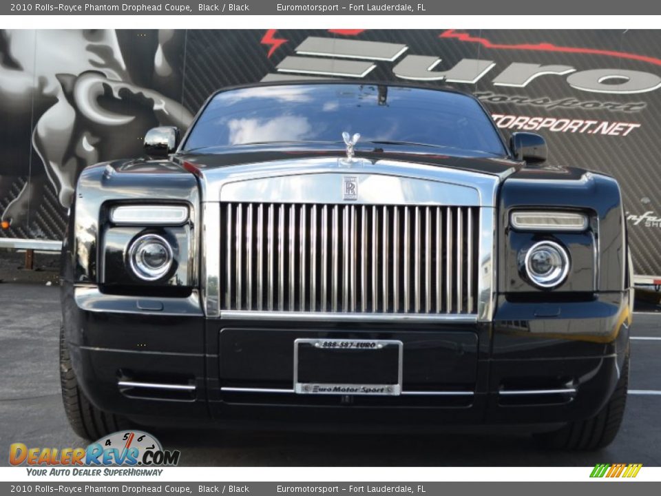 2010 Rolls-Royce Phantom Drophead Coupe Black / Black Photo #11