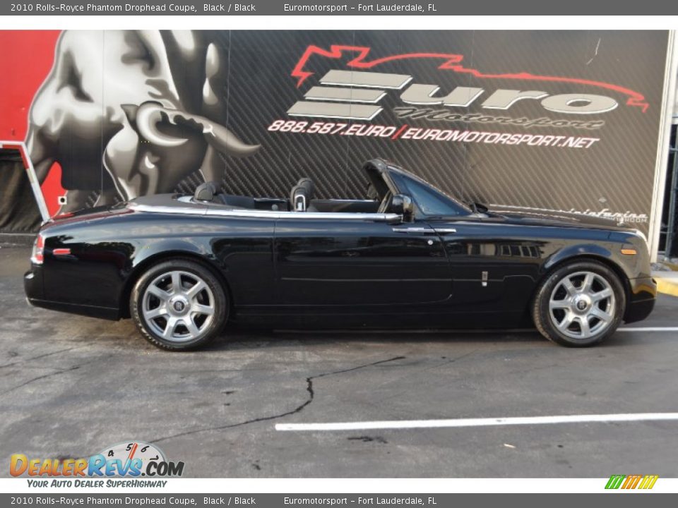 2010 Rolls-Royce Phantom Drophead Coupe Black / Black Photo #13