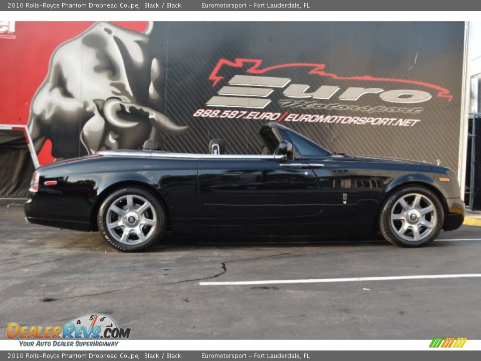 2010 Rolls-Royce Phantom Drophead Coupe Black / Black Photo #14