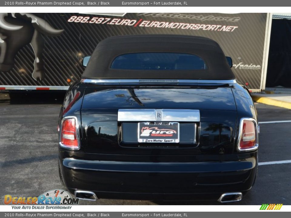 2010 Rolls-Royce Phantom Drophead Coupe Black / Black Photo #15