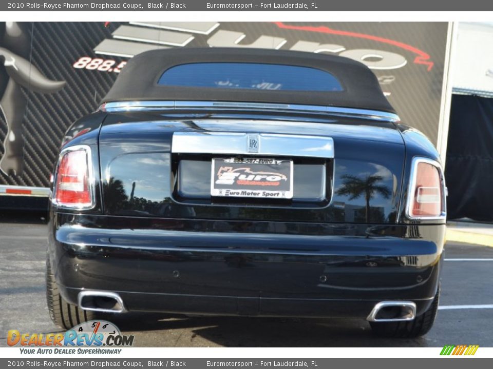 2010 Rolls-Royce Phantom Drophead Coupe Black / Black Photo #16