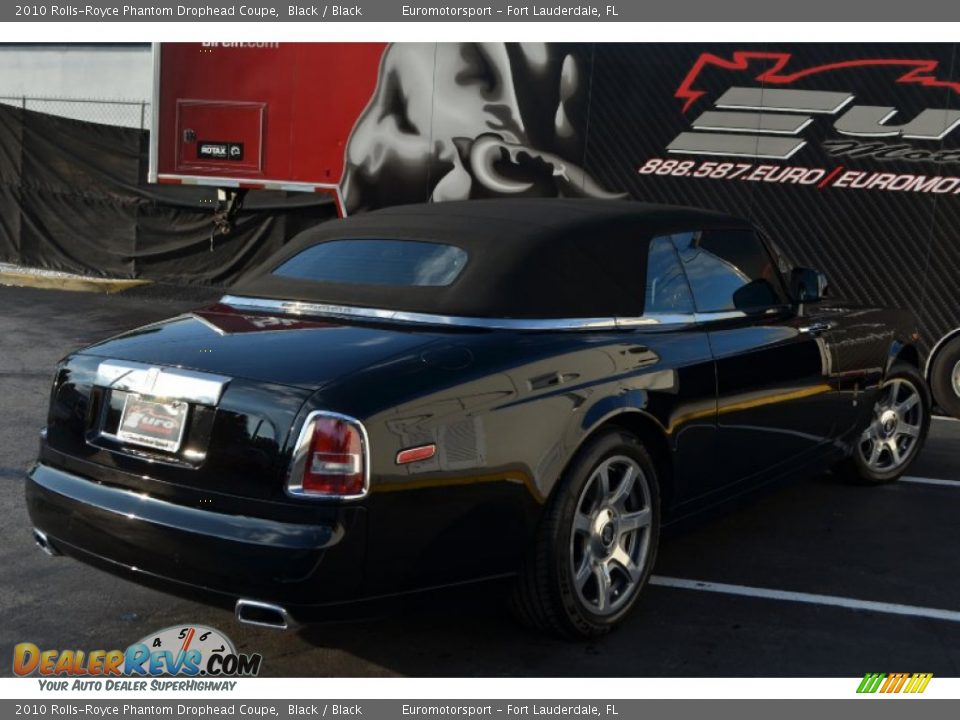 2010 Rolls-Royce Phantom Drophead Coupe Black / Black Photo #17