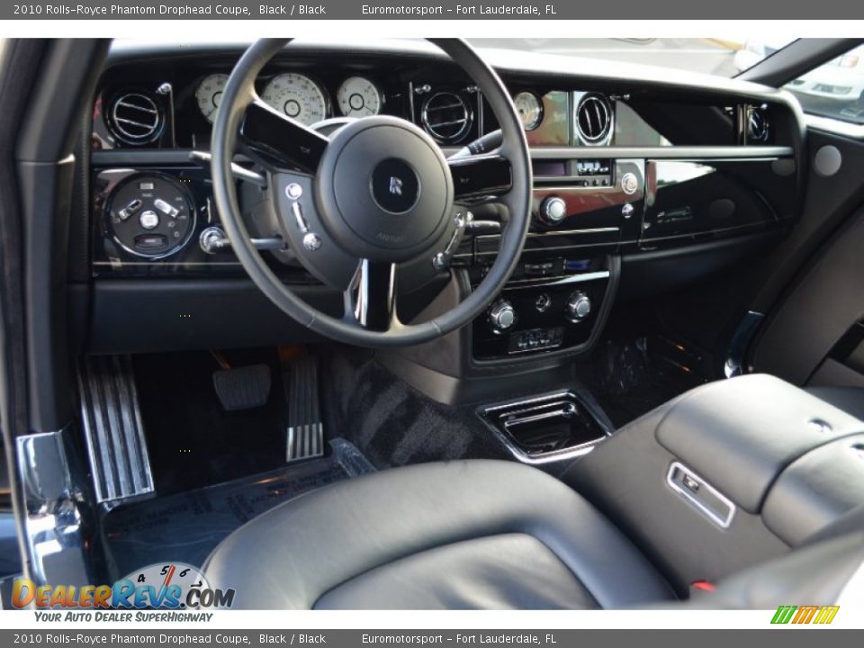 Black Interior - 2010 Rolls-Royce Phantom Drophead Coupe Photo #29