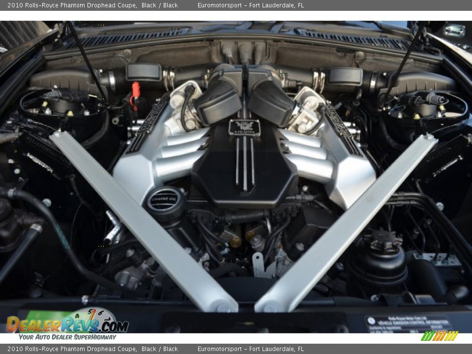 2010 Rolls-Royce Phantom Drophead Coupe 6.8 Liter DOHC 48-Valve VVT V12 Engine Photo #37