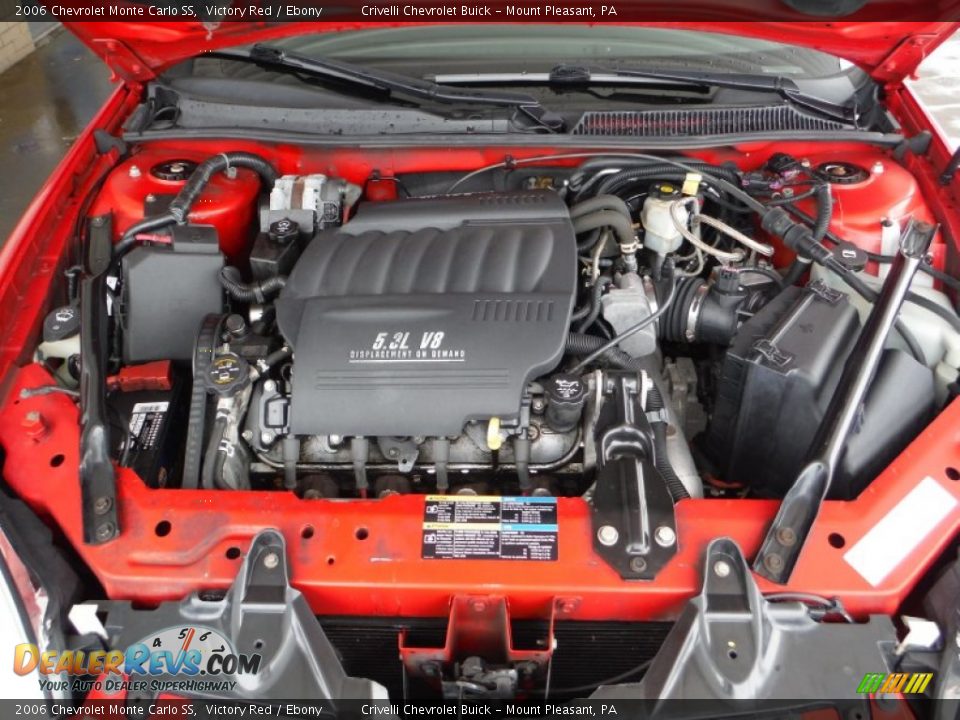 2006 Chevrolet Monte Carlo SS 5.3 Liter OHV 16-Valve V8 Engine Photo #10