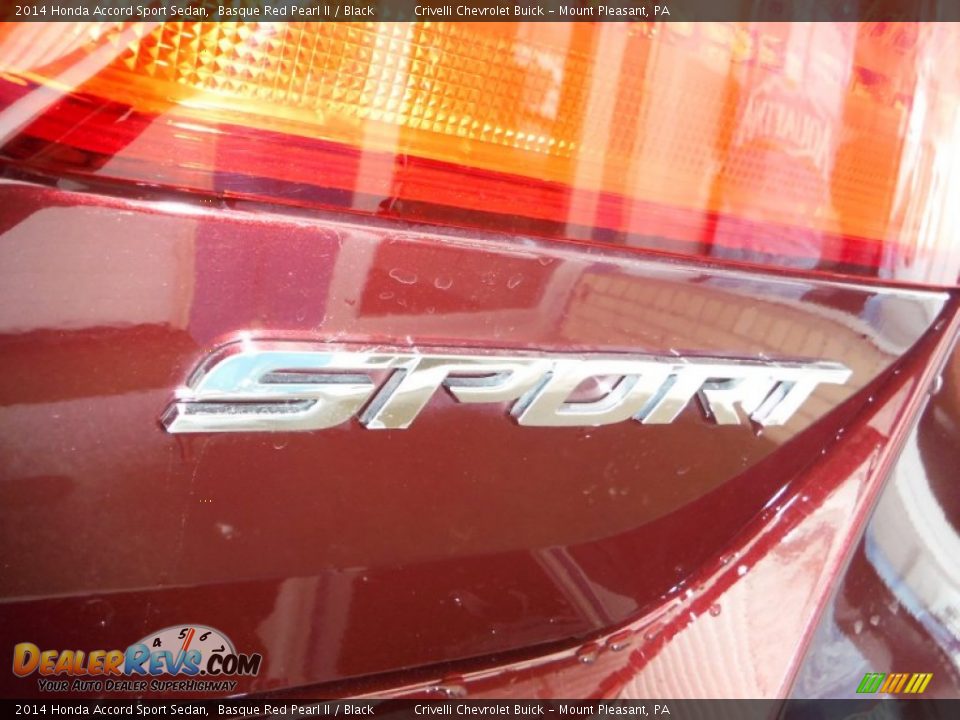 2014 Honda Accord Sport Sedan Basque Red Pearl II / Black Photo #9