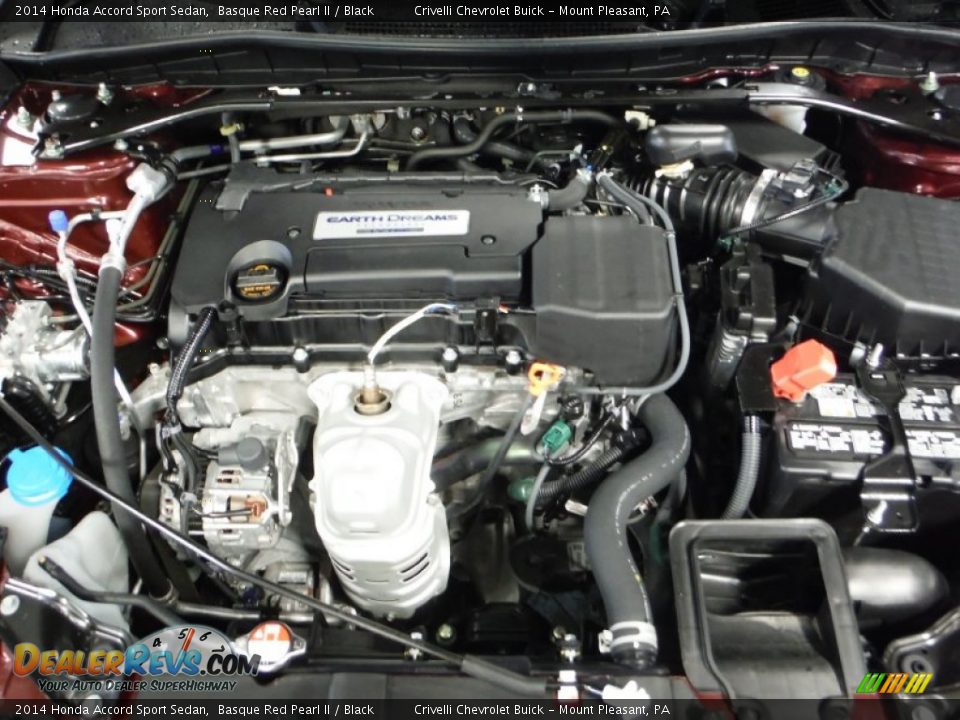 2014 Honda Accord Sport Sedan 2.4 Liter Earth Dreams DI DOHC 16-Valve i-VTEC 4 Cylinder Engine Photo #10