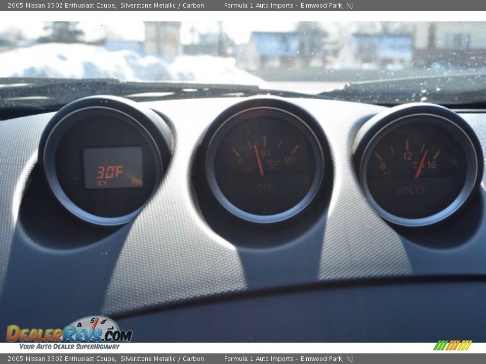 2005 Nissan 350Z Enthusiast Coupe Silverstone Metallic / Carbon Photo #14