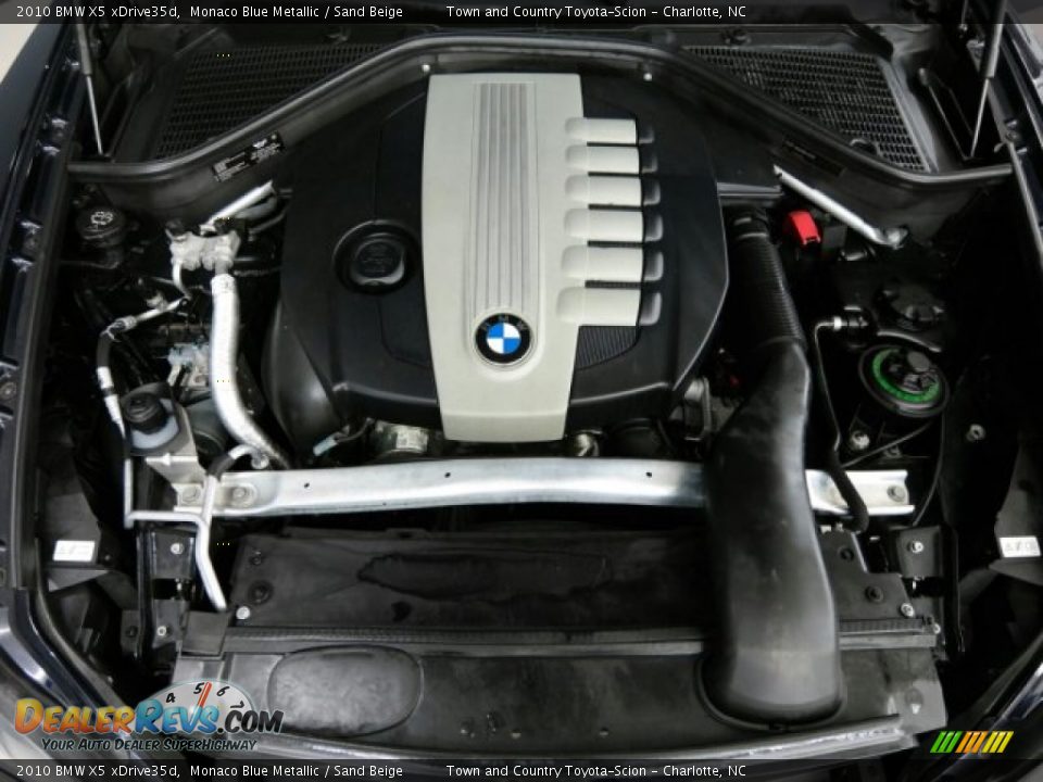 2010 BMW X5 xDrive35d Monaco Blue Metallic / Sand Beige Photo #23
