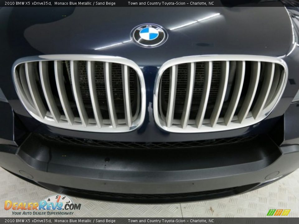 2010 BMW X5 xDrive35d Monaco Blue Metallic / Sand Beige Photo #24