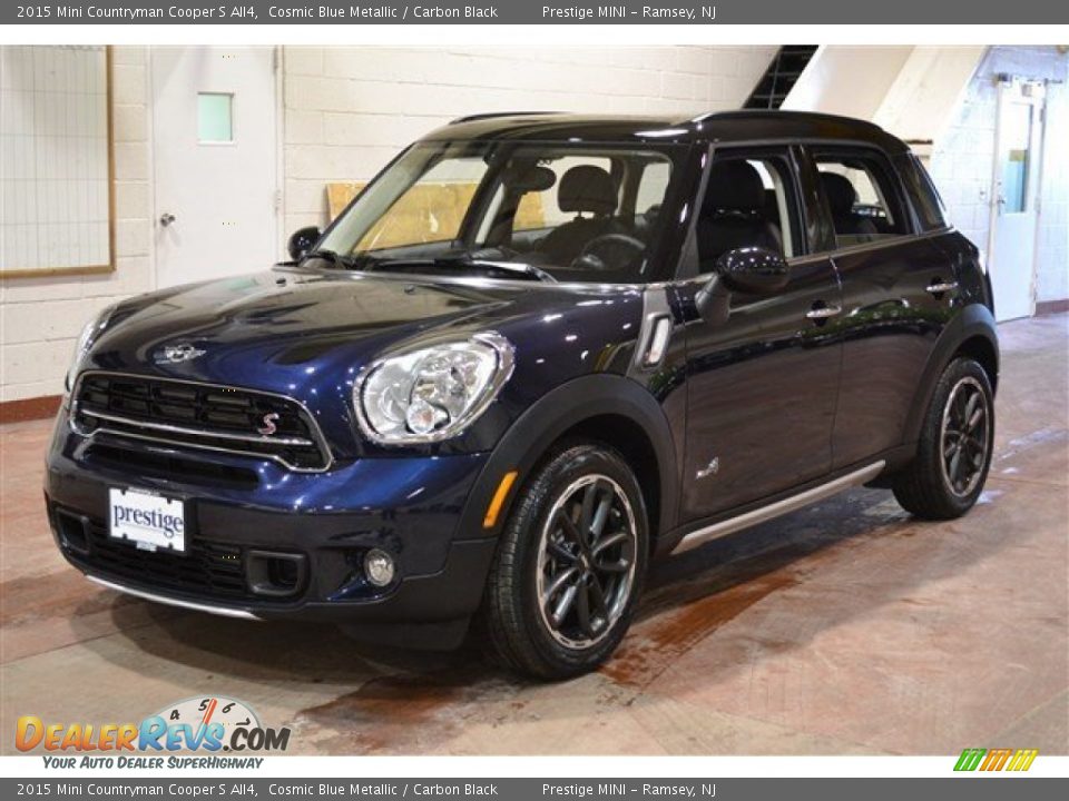 2015 Mini Countryman Cooper S All4 Cosmic Blue Metallic / Carbon Black Photo #1