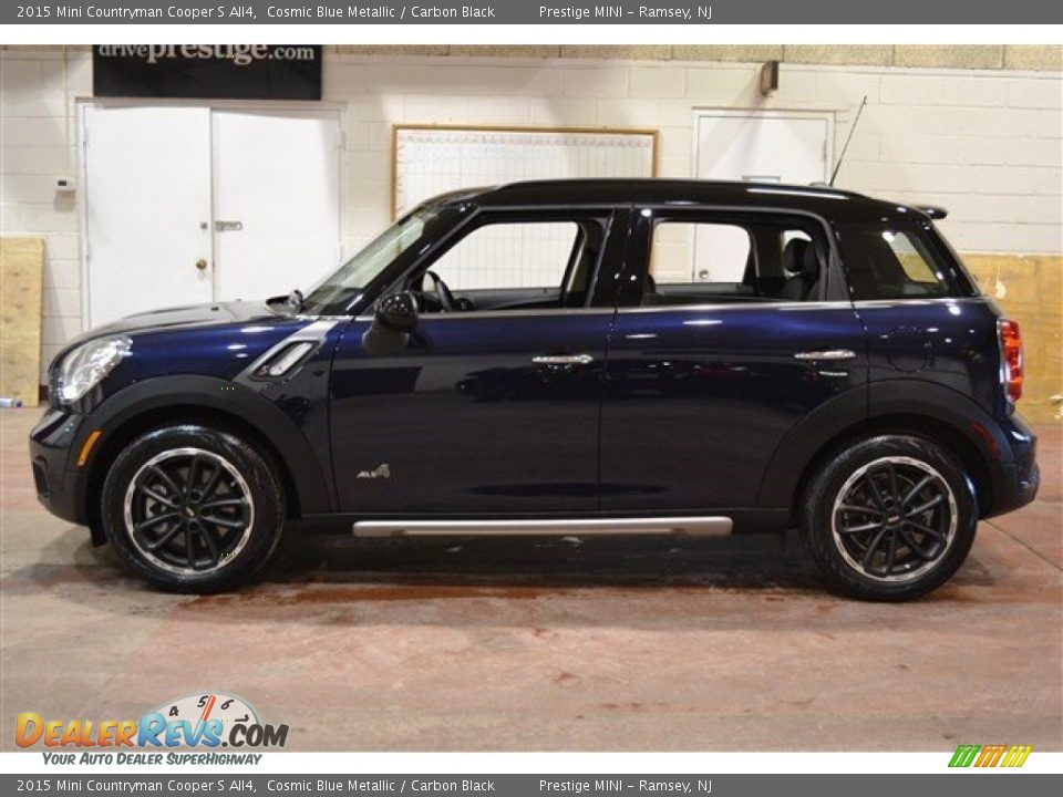 2015 Mini Countryman Cooper S All4 Cosmic Blue Metallic / Carbon Black Photo #2