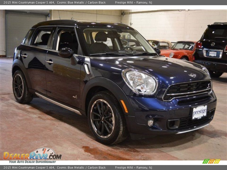 2015 Mini Countryman Cooper S All4 Cosmic Blue Metallic / Carbon Black Photo #6