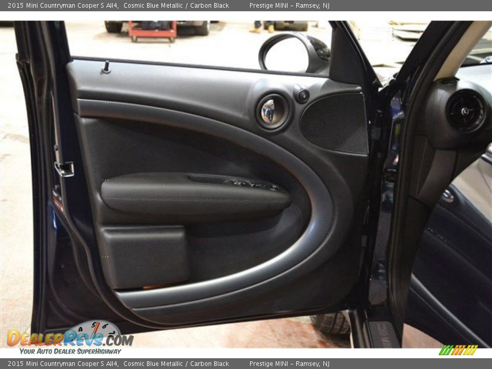 2015 Mini Countryman Cooper S All4 Cosmic Blue Metallic / Carbon Black Photo #8