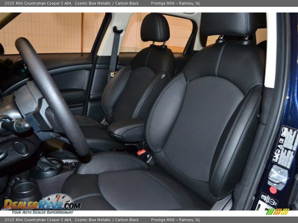 2015 Mini Countryman Cooper S All4 Cosmic Blue Metallic / Carbon Black Photo #10