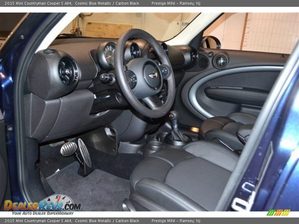 2015 Mini Countryman Cooper S All4 Cosmic Blue Metallic / Carbon Black Photo #11