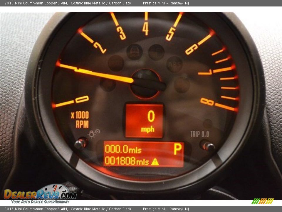 2015 Mini Countryman Cooper S All4 Cosmic Blue Metallic / Carbon Black Photo #13