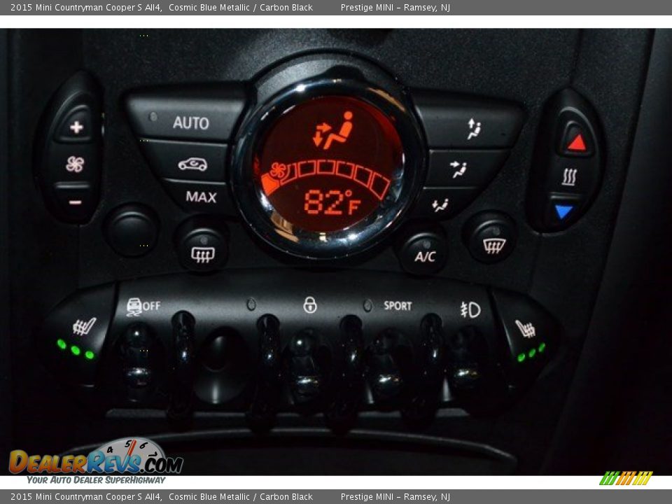 2015 Mini Countryman Cooper S All4 Cosmic Blue Metallic / Carbon Black Photo #16