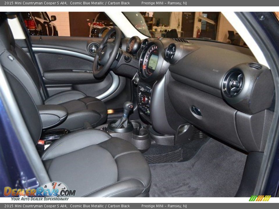 2015 Mini Countryman Cooper S All4 Cosmic Blue Metallic / Carbon Black Photo #23