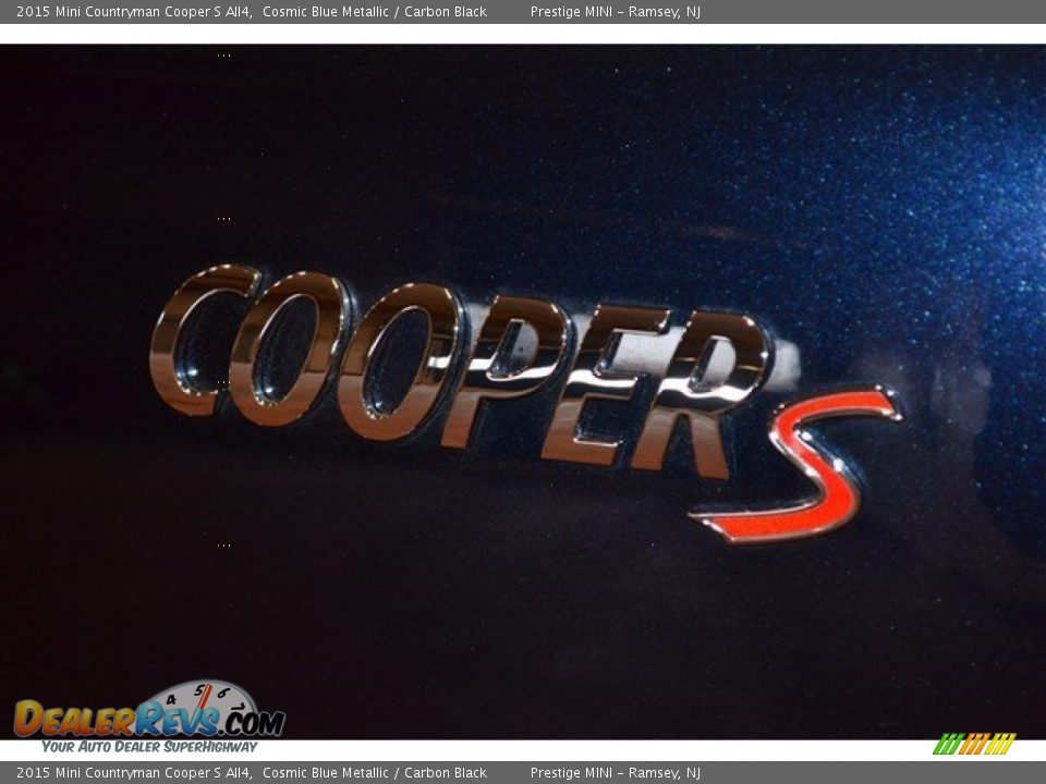 2015 Mini Countryman Cooper S All4 Cosmic Blue Metallic / Carbon Black Photo #32