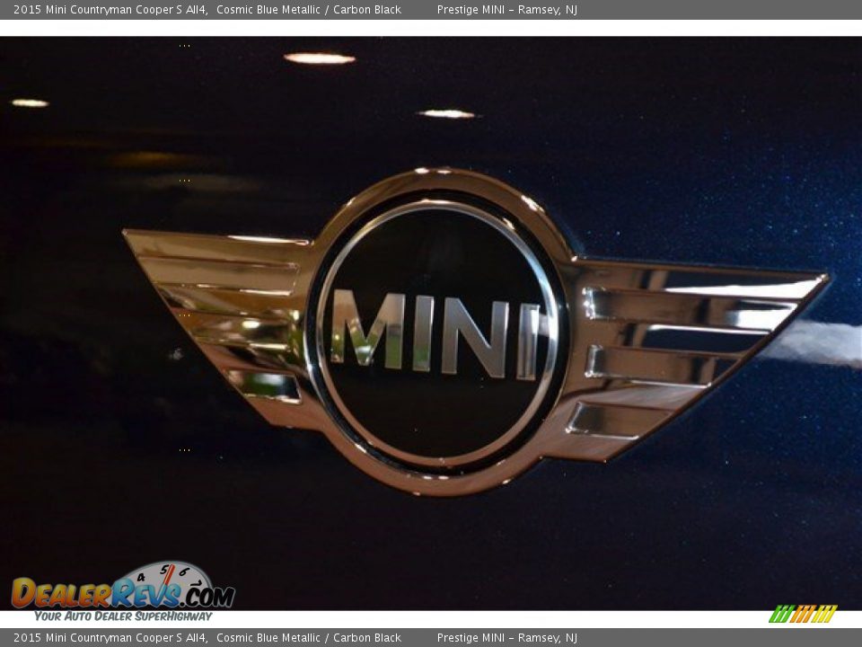 2015 Mini Countryman Cooper S All4 Cosmic Blue Metallic / Carbon Black Photo #33