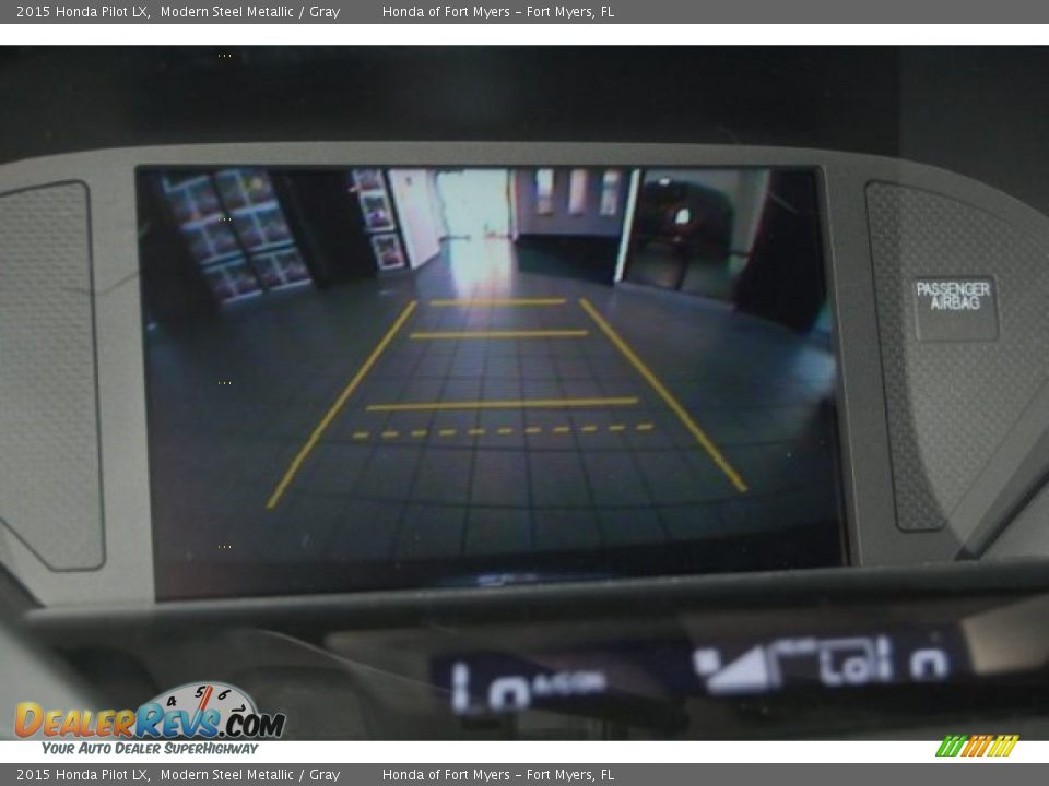 2015 Honda Pilot LX Modern Steel Metallic / Gray Photo #14