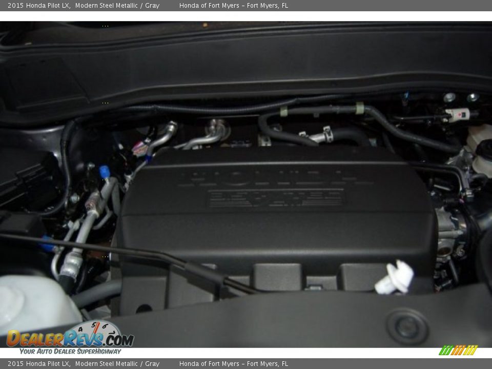 2015 Honda Pilot LX Modern Steel Metallic / Gray Photo #25