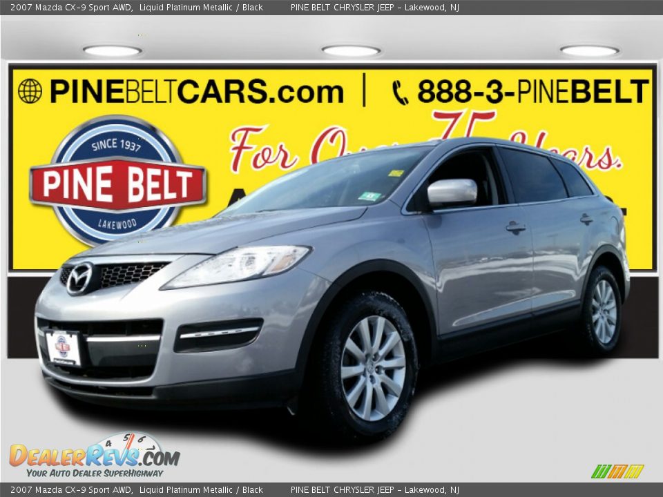2007 Mazda CX-9 Sport AWD Liquid Platinum Metallic / Black Photo #1