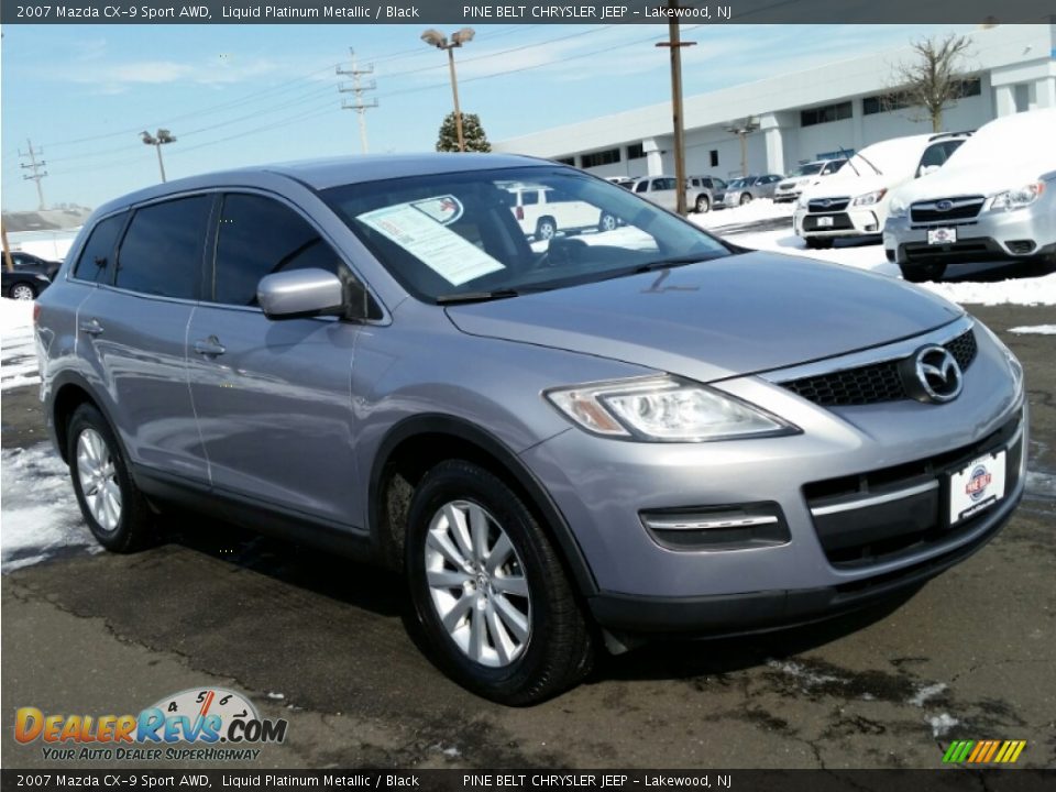 2007 Mazda CX-9 Sport AWD Liquid Platinum Metallic / Black Photo #3