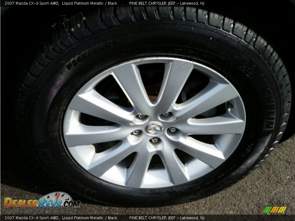 2007 Mazda CX-9 Sport AWD Liquid Platinum Metallic / Black Photo #4