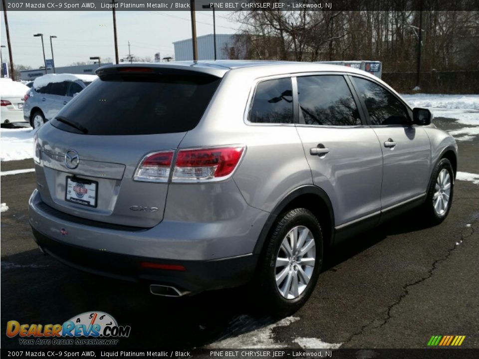 2007 Mazda CX-9 Sport AWD Liquid Platinum Metallic / Black Photo #7