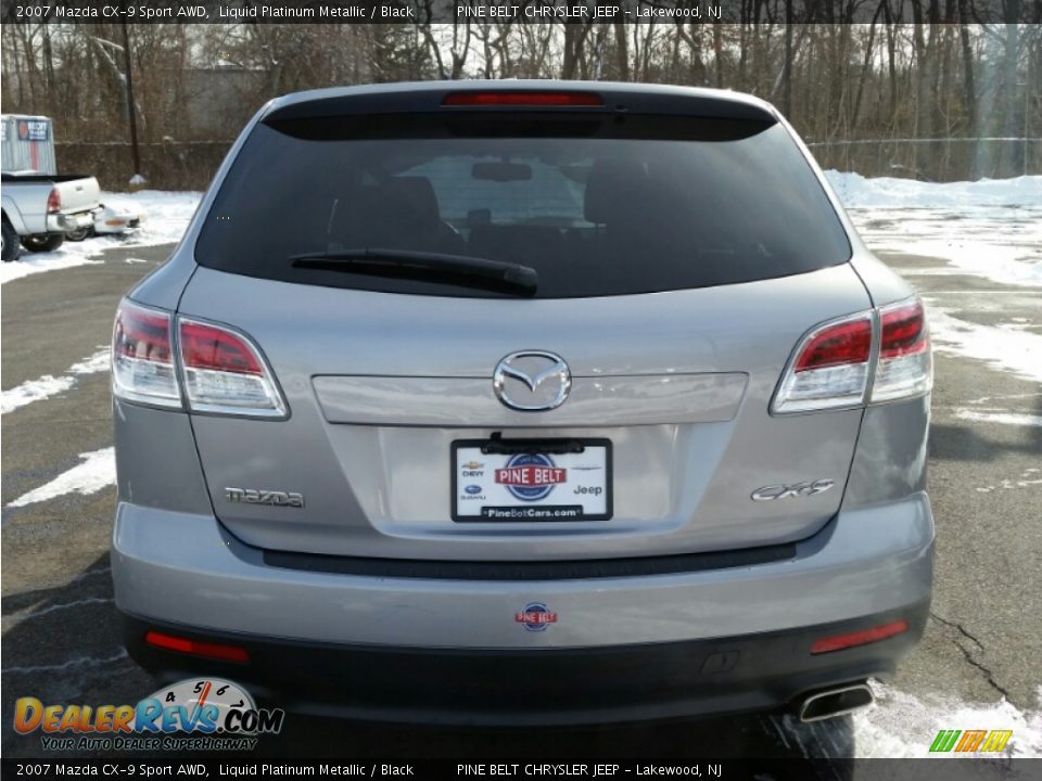 2007 Mazda CX-9 Sport AWD Liquid Platinum Metallic / Black Photo #8