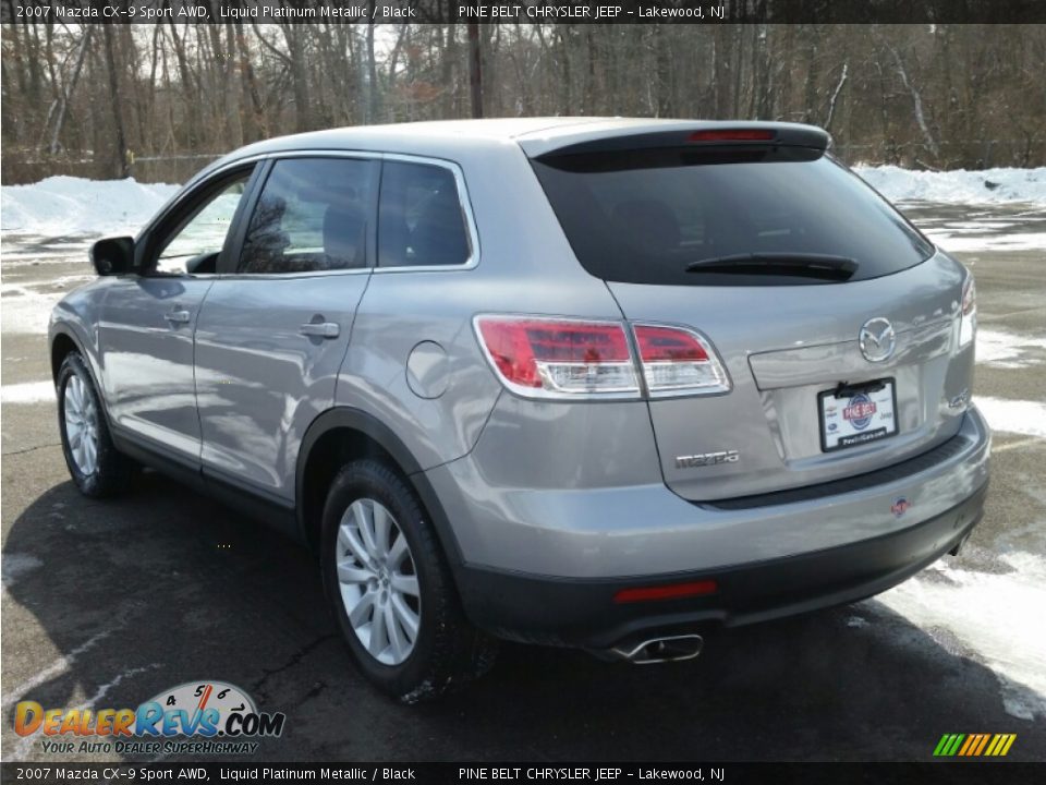 2007 Mazda CX-9 Sport AWD Liquid Platinum Metallic / Black Photo #10
