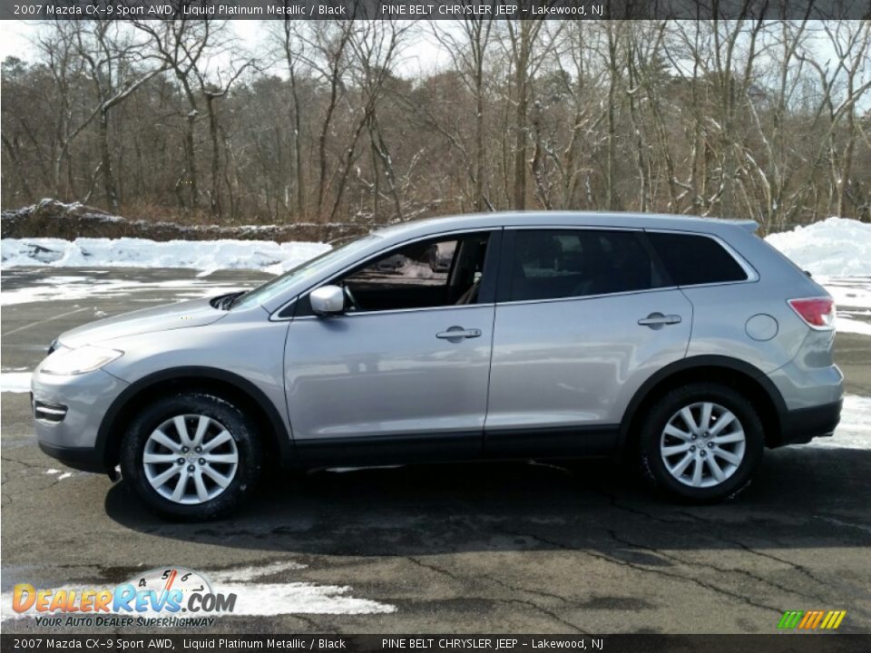 2007 Mazda CX-9 Sport AWD Liquid Platinum Metallic / Black Photo #11