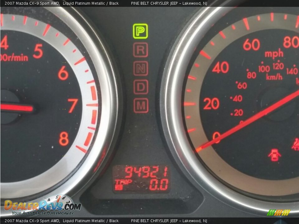 2007 Mazda CX-9 Sport AWD Liquid Platinum Metallic / Black Photo #19