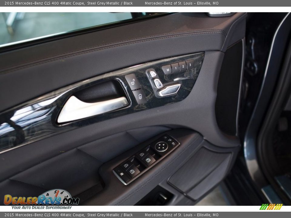 2015 Mercedes-Benz CLS 400 4Matic Coupe Steel Grey Metallic / Black Photo #9