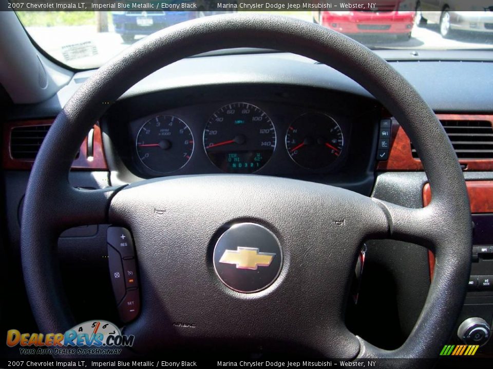 2007 Chevrolet Impala LT Imperial Blue Metallic / Ebony Black Photo #6