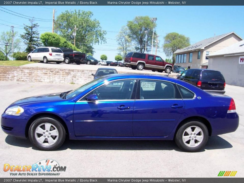 2007 Chevrolet Impala LT Imperial Blue Metallic / Ebony Black Photo #7