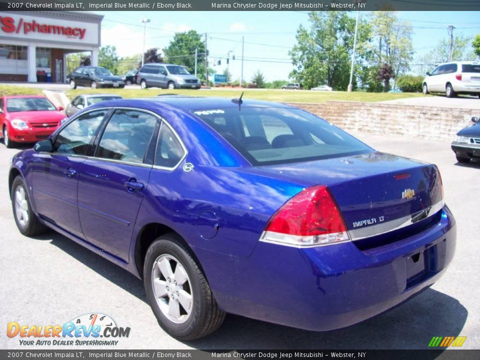 2007 Chevrolet Impala LT Imperial Blue Metallic / Ebony Black Photo #8