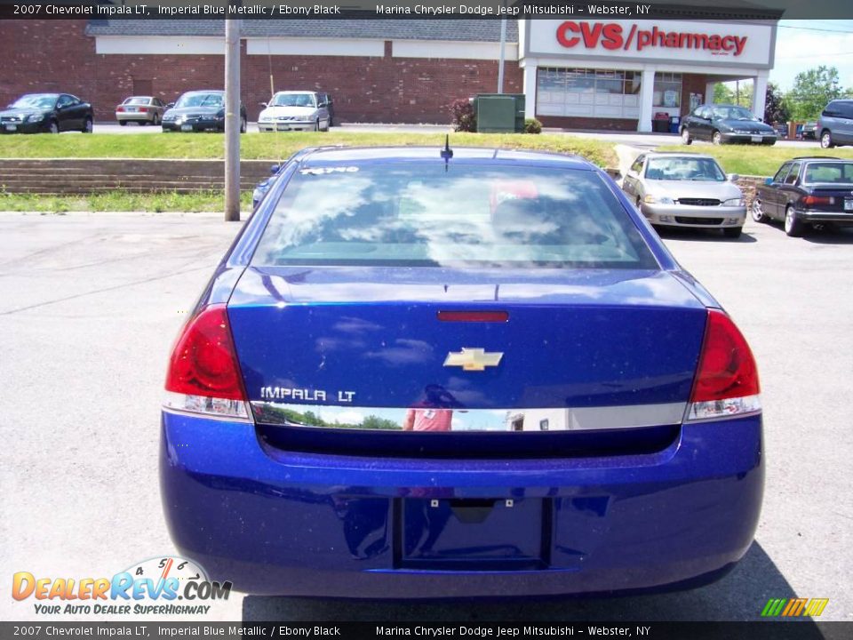 2007 Chevrolet Impala LT Imperial Blue Metallic / Ebony Black Photo #9